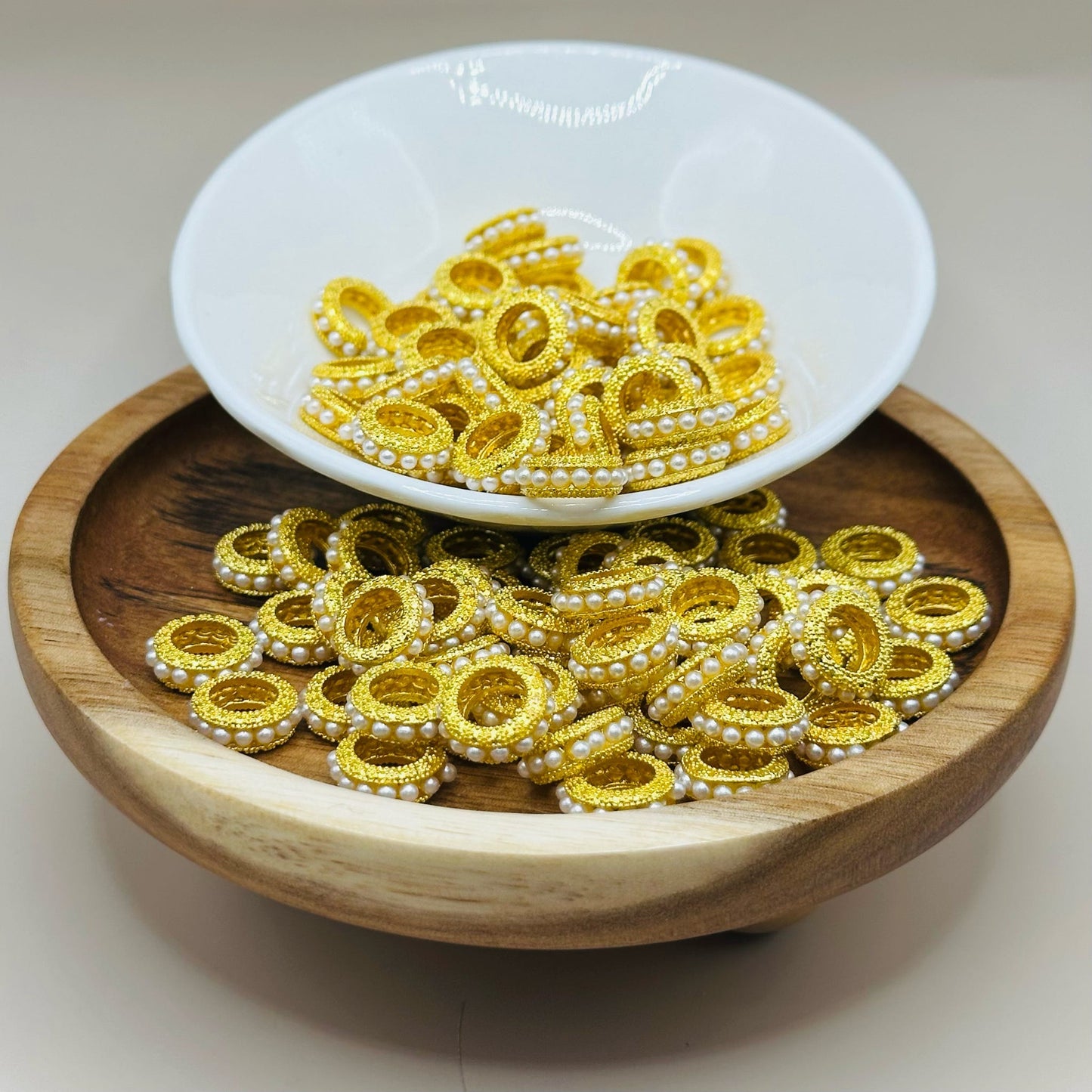 12mm Gold Pearl Spacer Pack