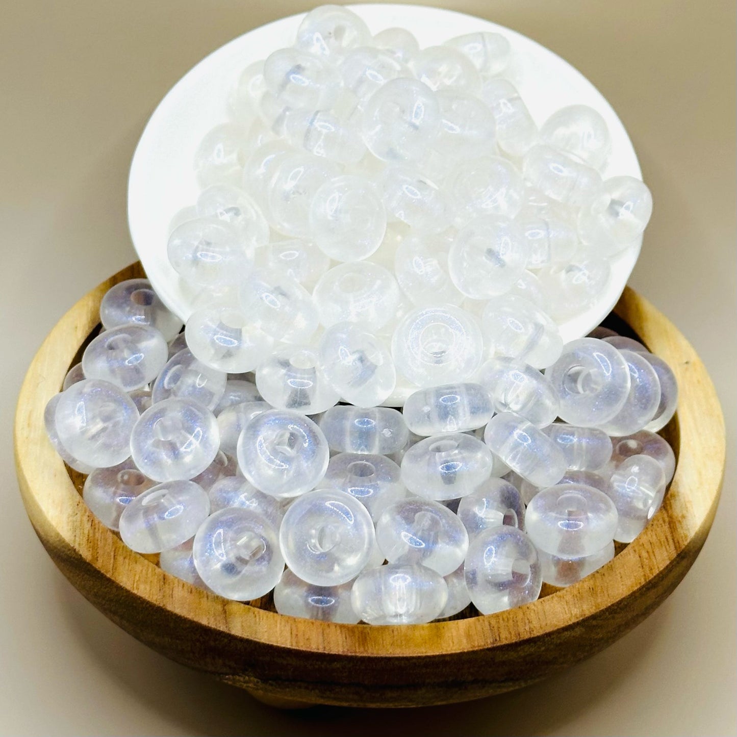 14mm Opaque Acrylic Abacus Spacer Pack