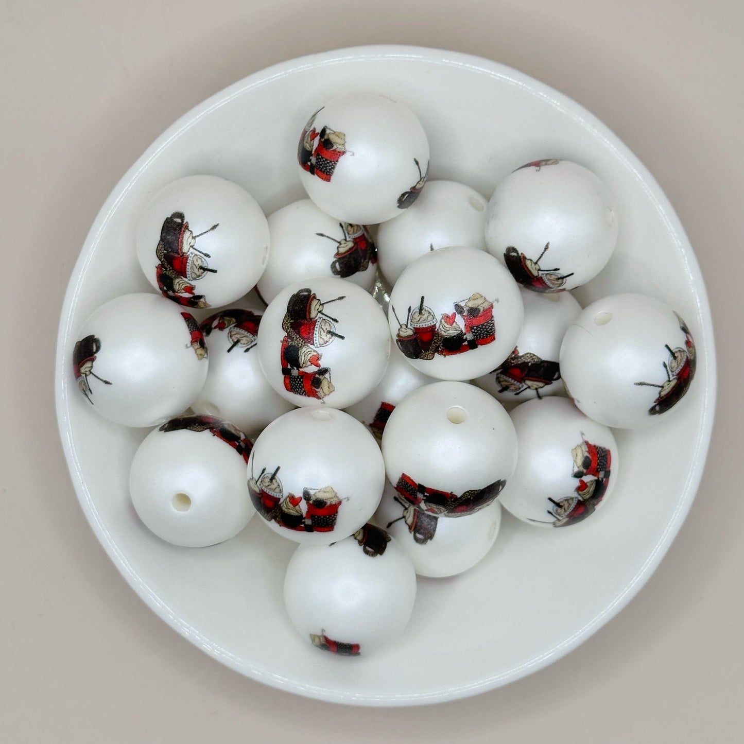 20mm Sweets And Treats Acrylic Print Bead