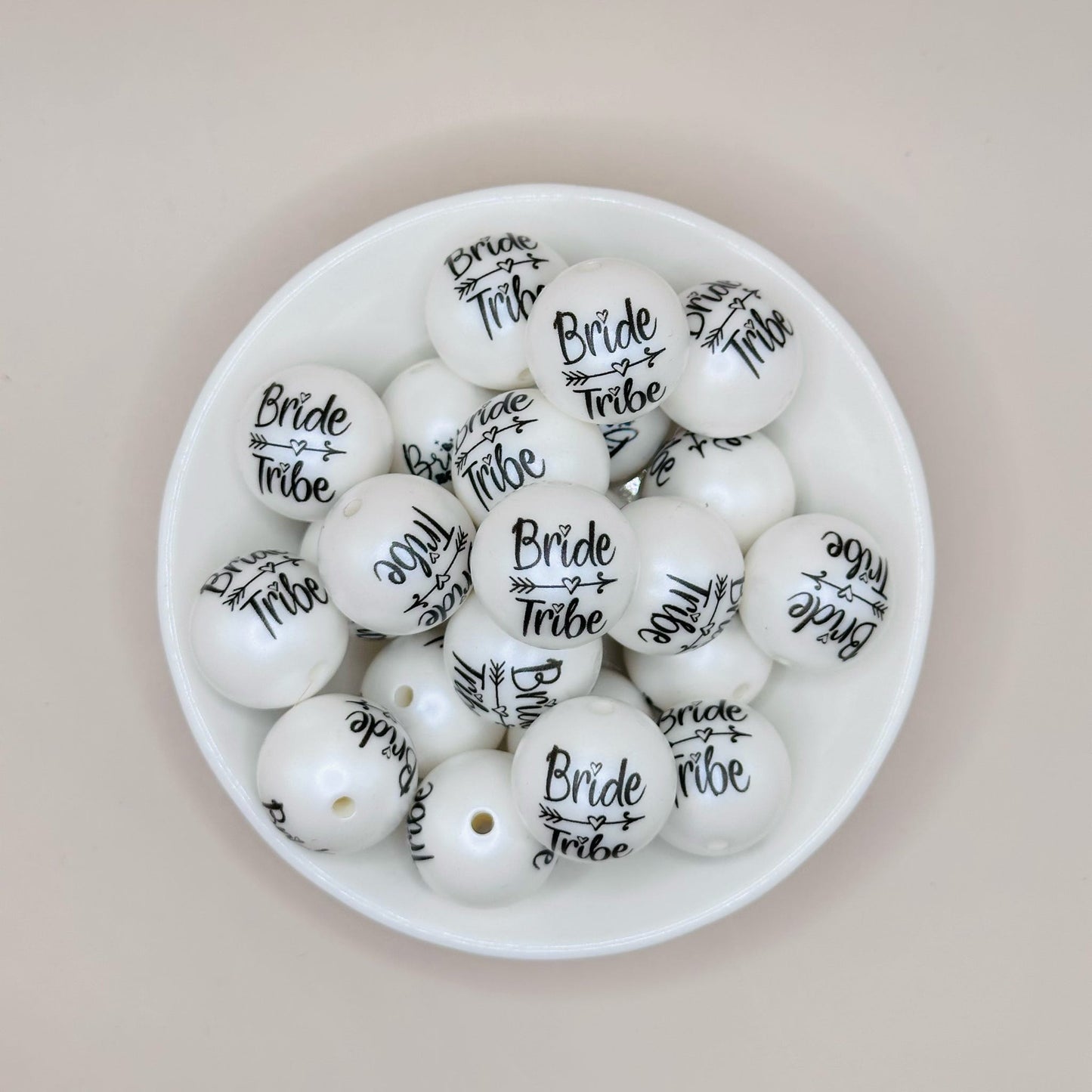 20mm Bride Tribe Acrylic Print Bead