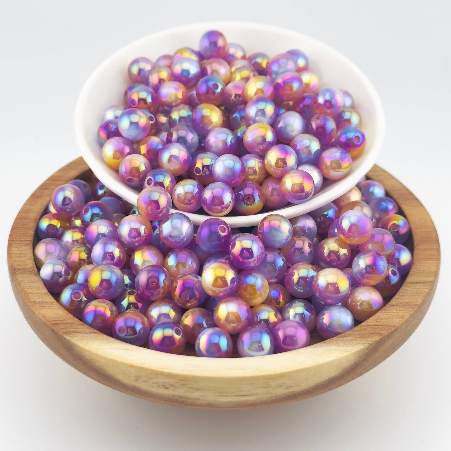 12mm Opal Acrylic Beads