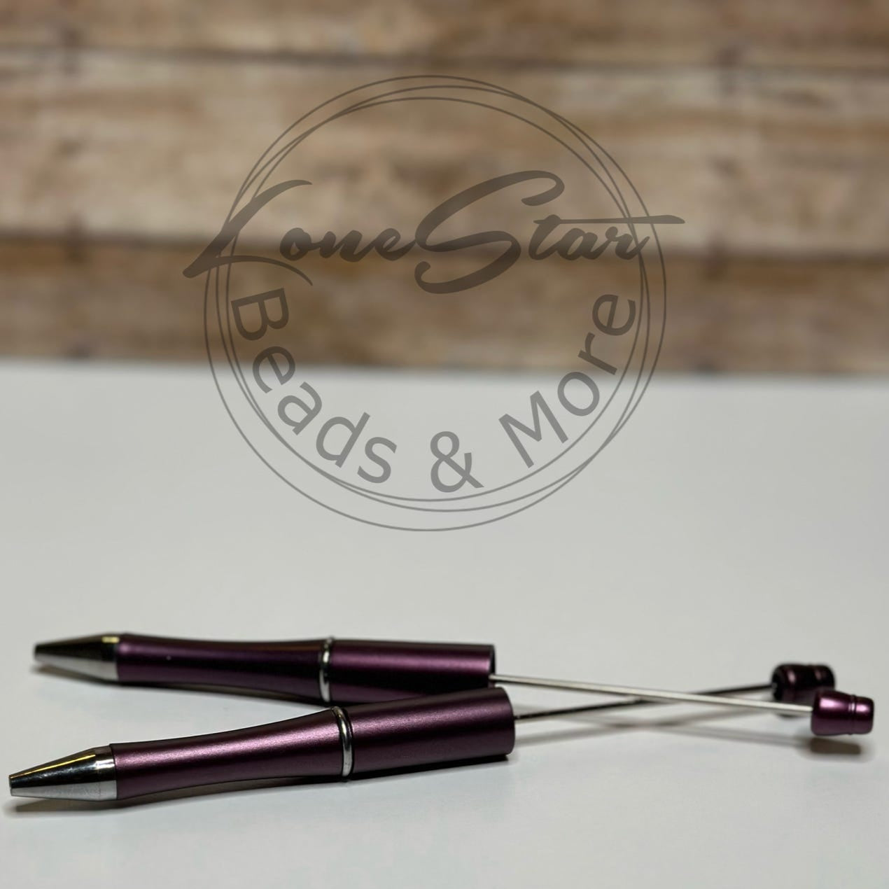 Plum Pearl Beadable Pen