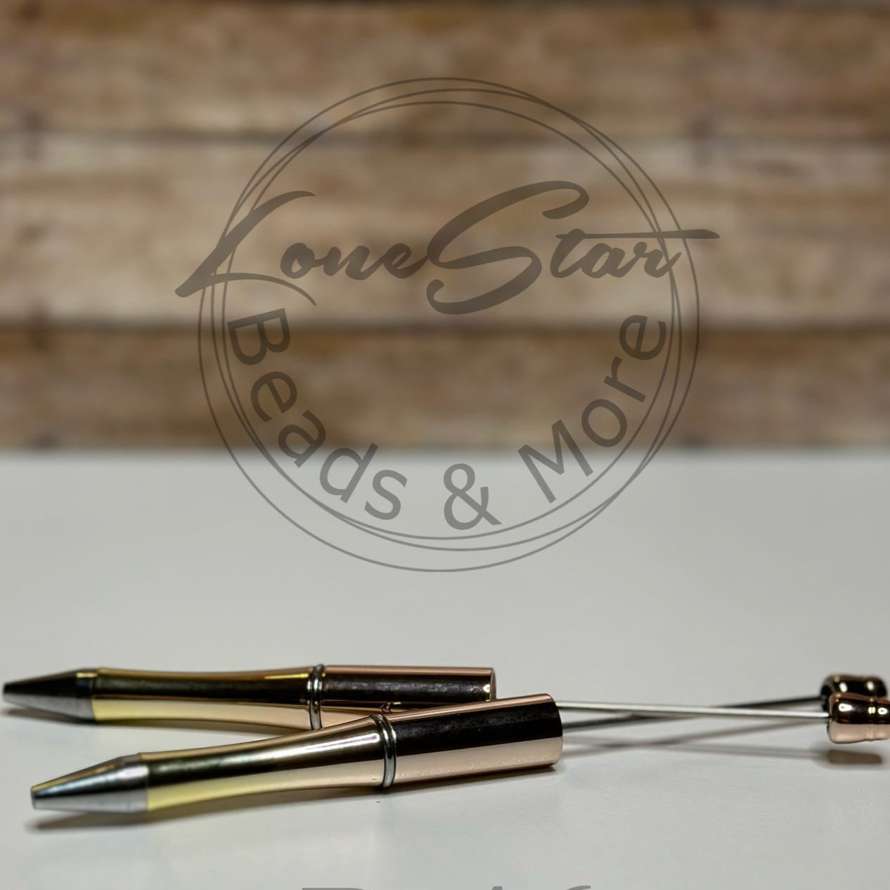 Metallic Gold Beadable Pen