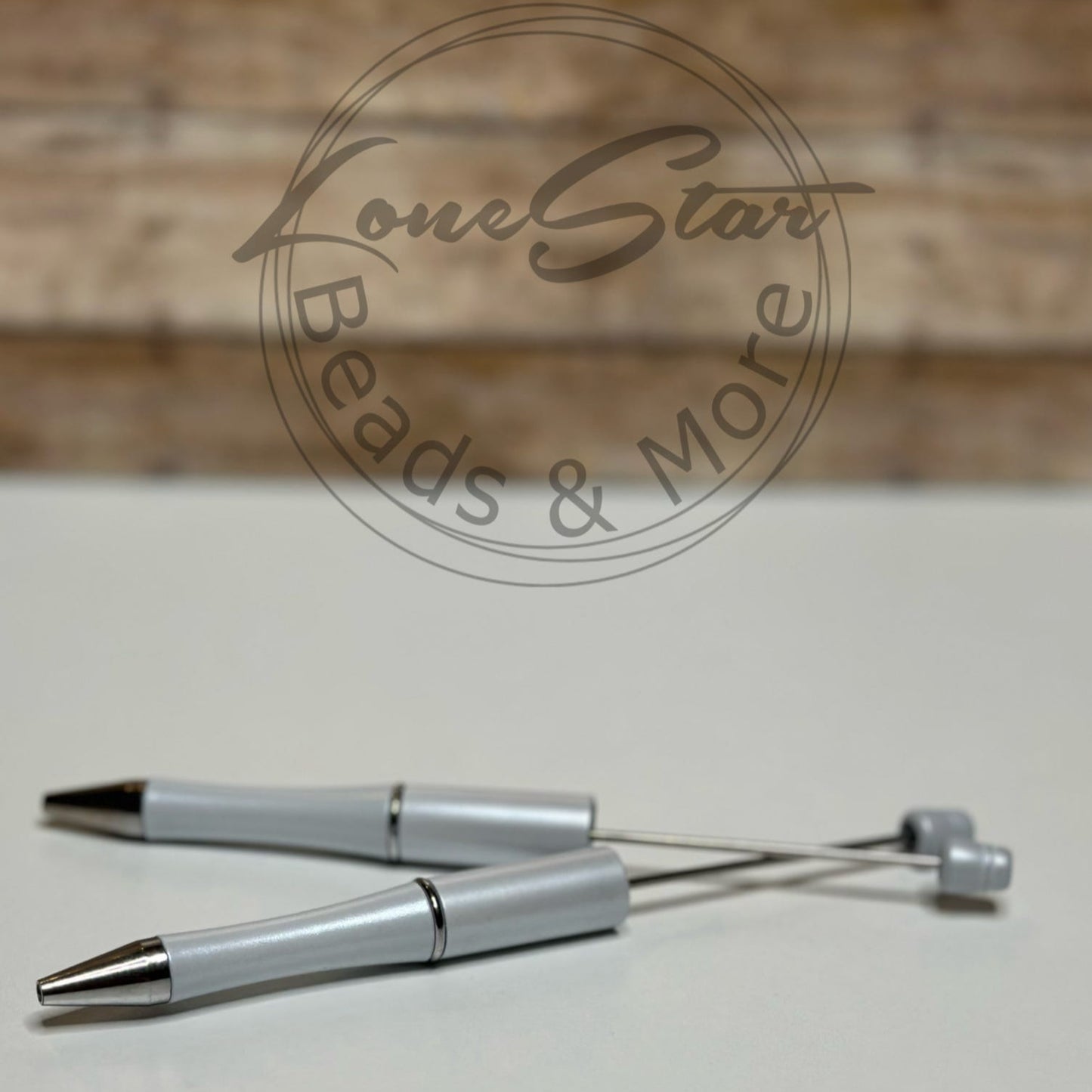 White Pearl Beadable Pen