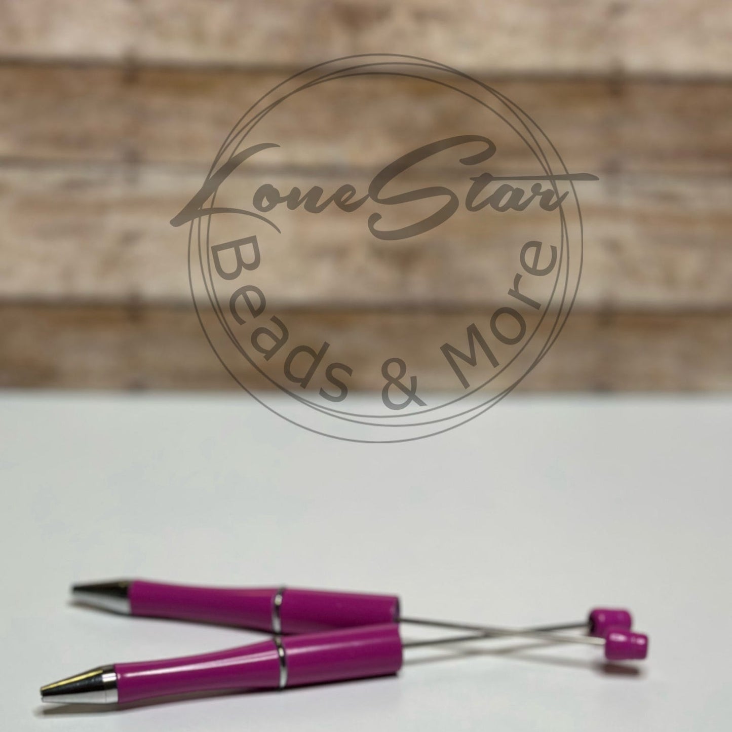 Plum Purple Beadable Pen