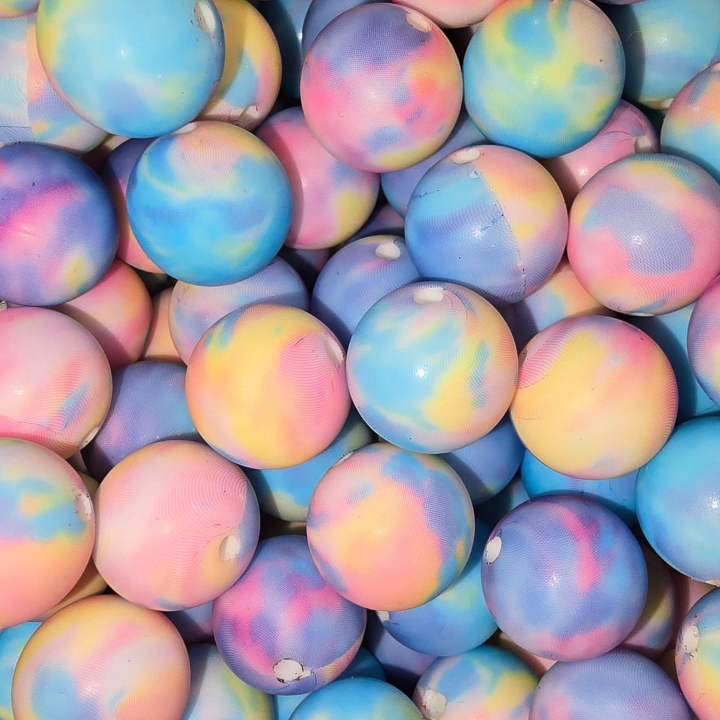 Pastel Tie Dye Silicone Bead