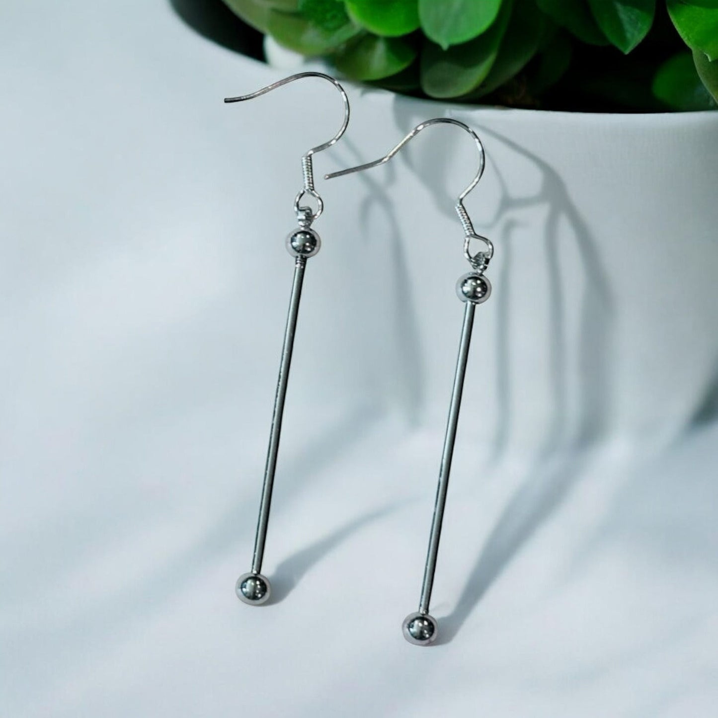 1.5" Silver Earring Set