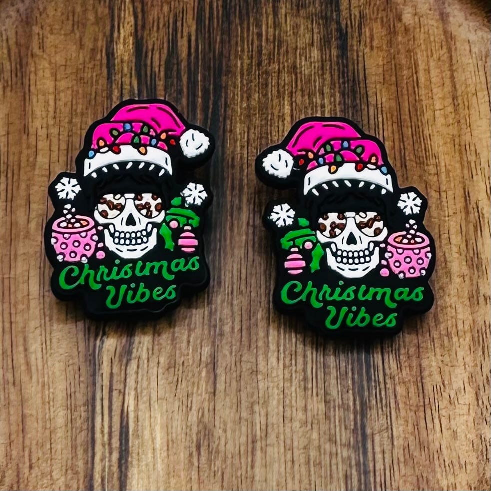 Skeleton Christmas Vibes Focal Bead