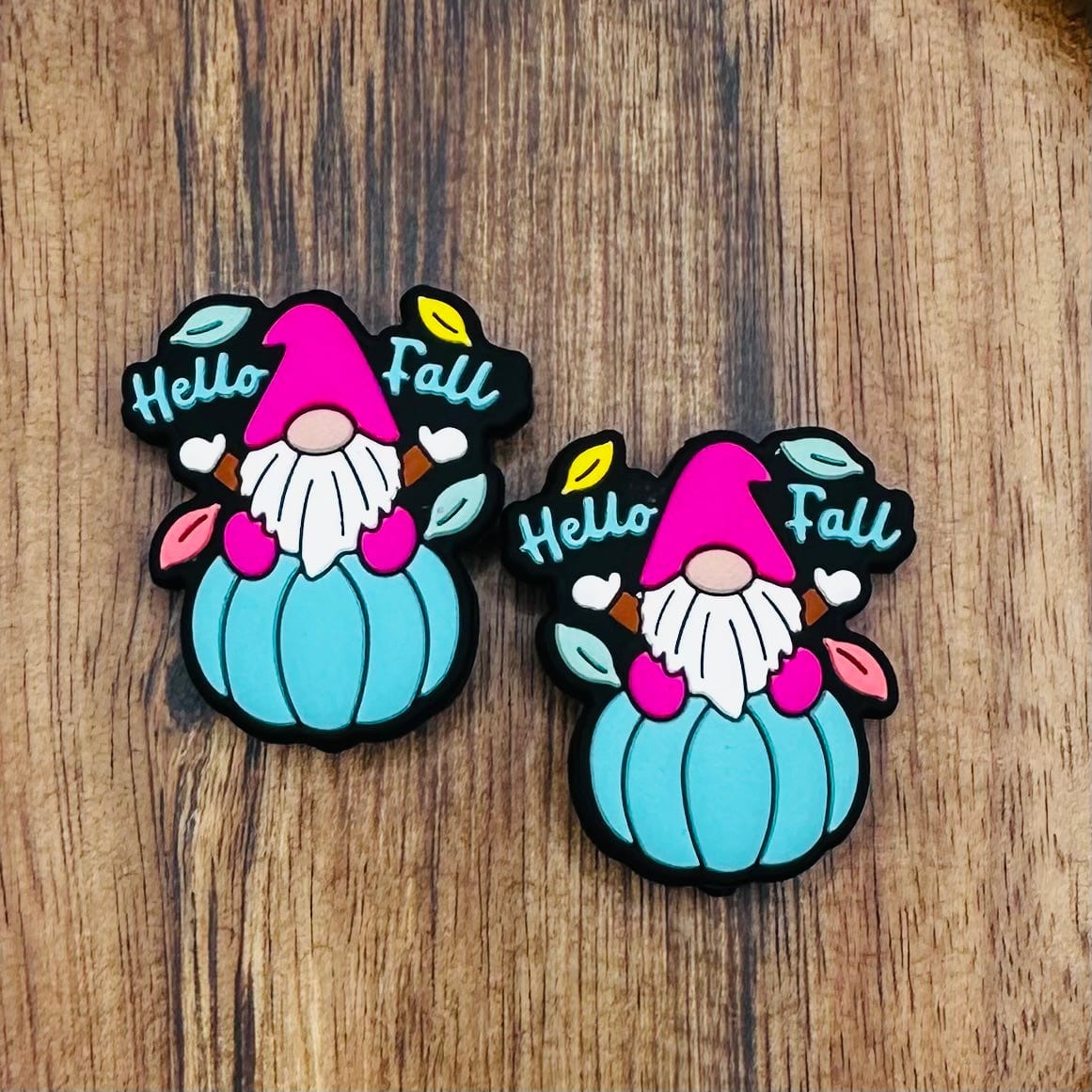 Hello Fall Gnome Friend Focal Bead