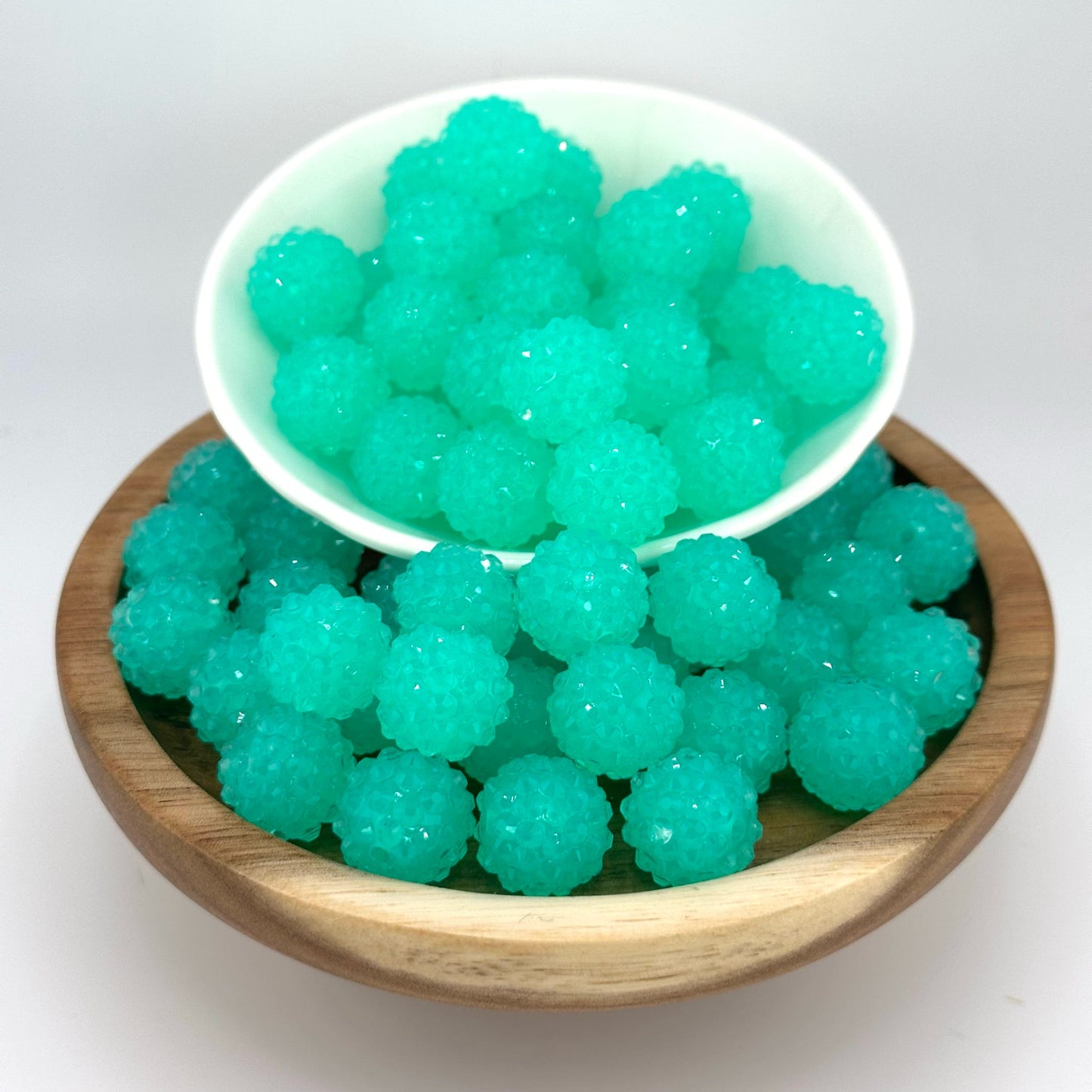 16mm Jelly Rhinestone Acrylic Beads