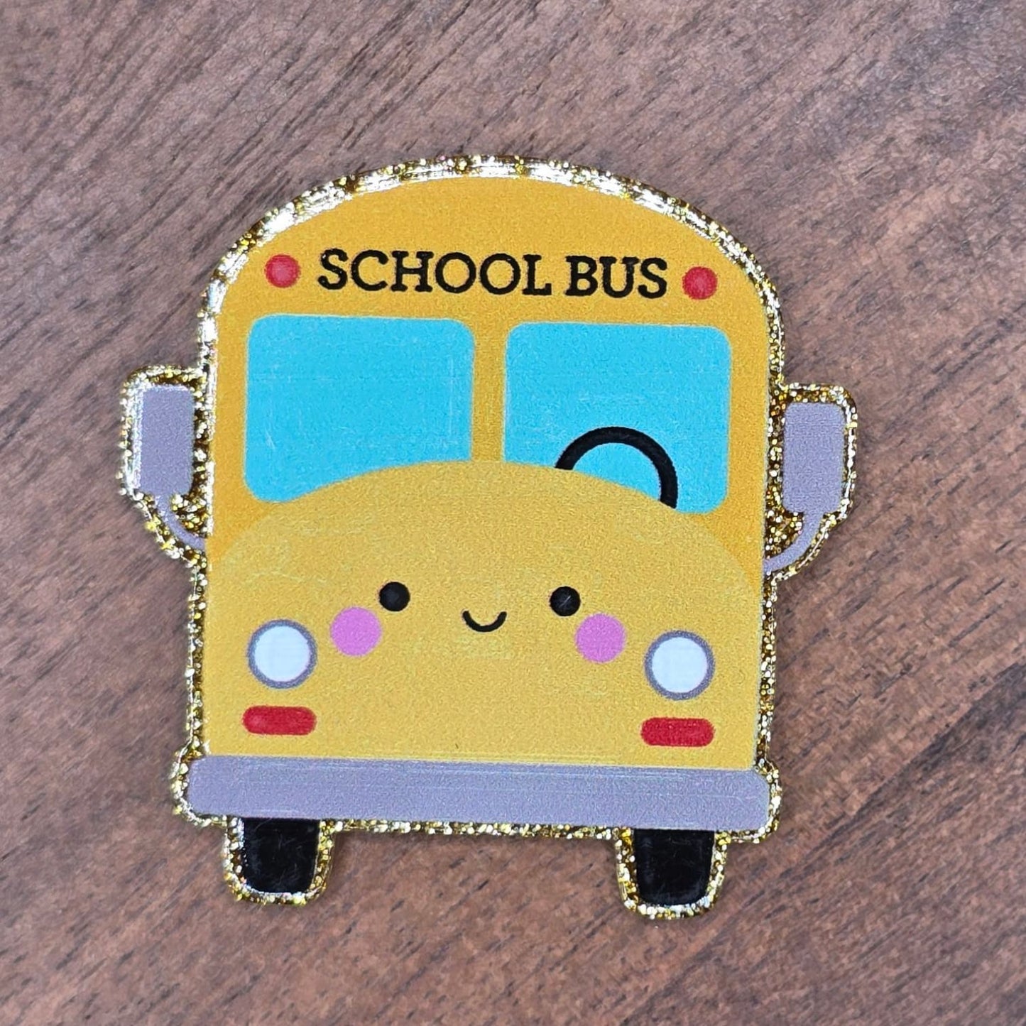 School Bus Acrylic Flatback