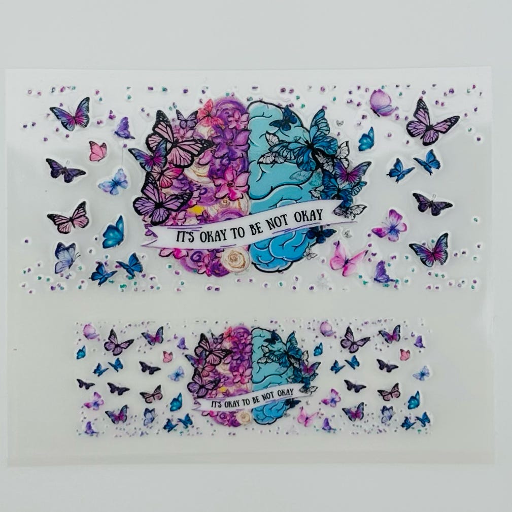 It's Ok To Not Be Ok Mini Tumbler Wrap