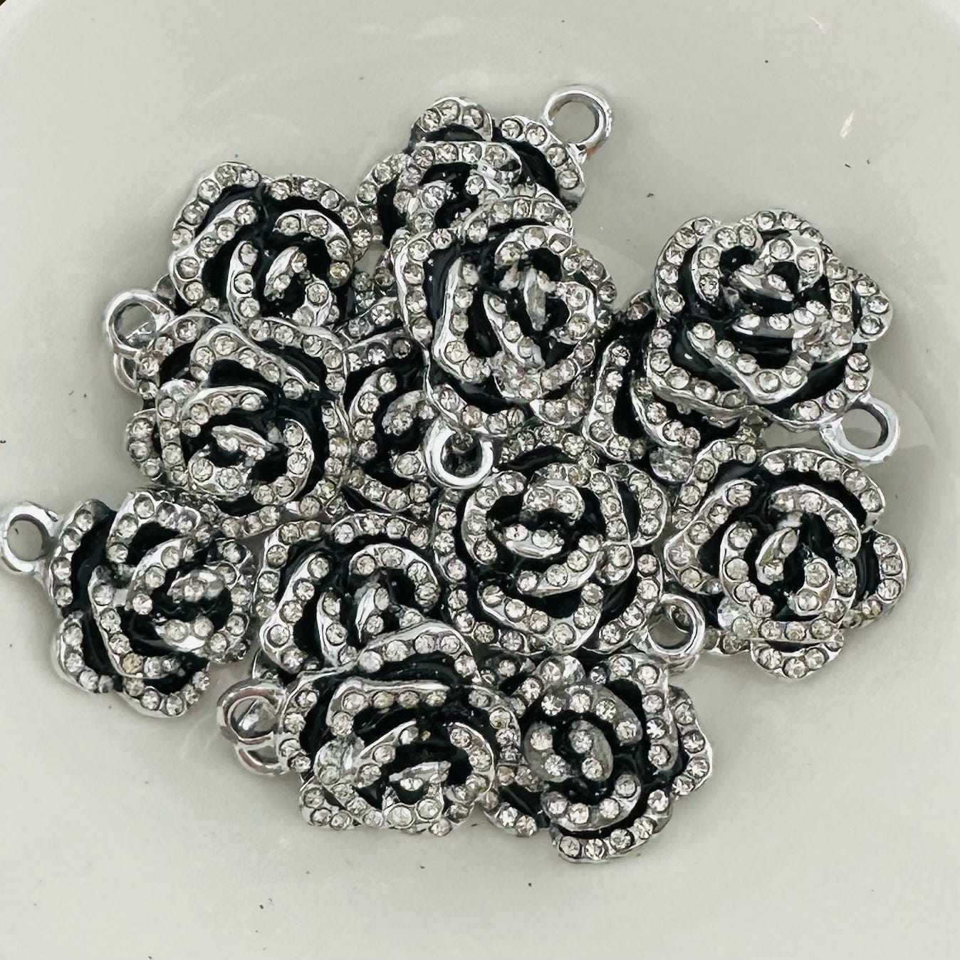 Metal Rose Charm
