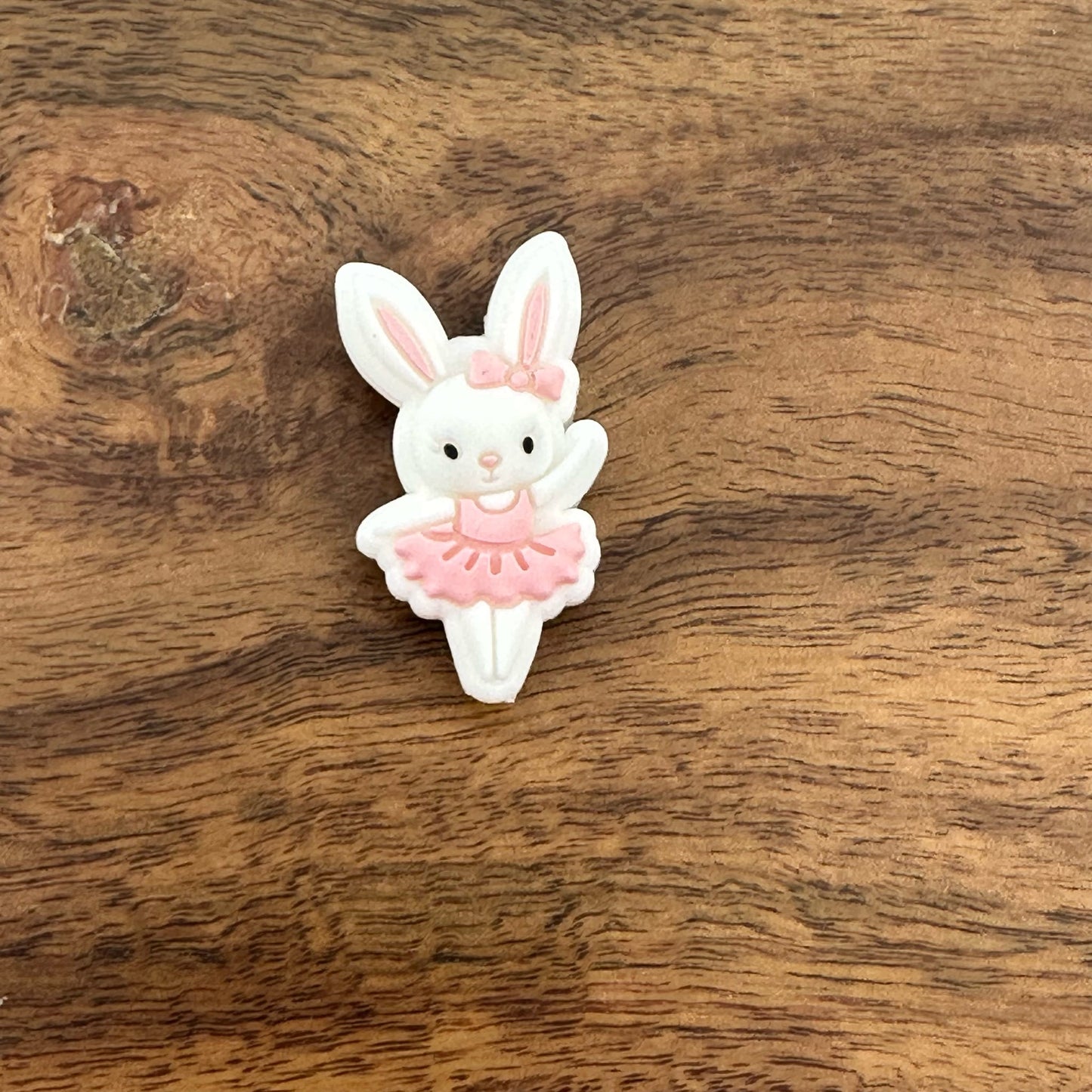 Pink Ballerina Bunny Focal Bead