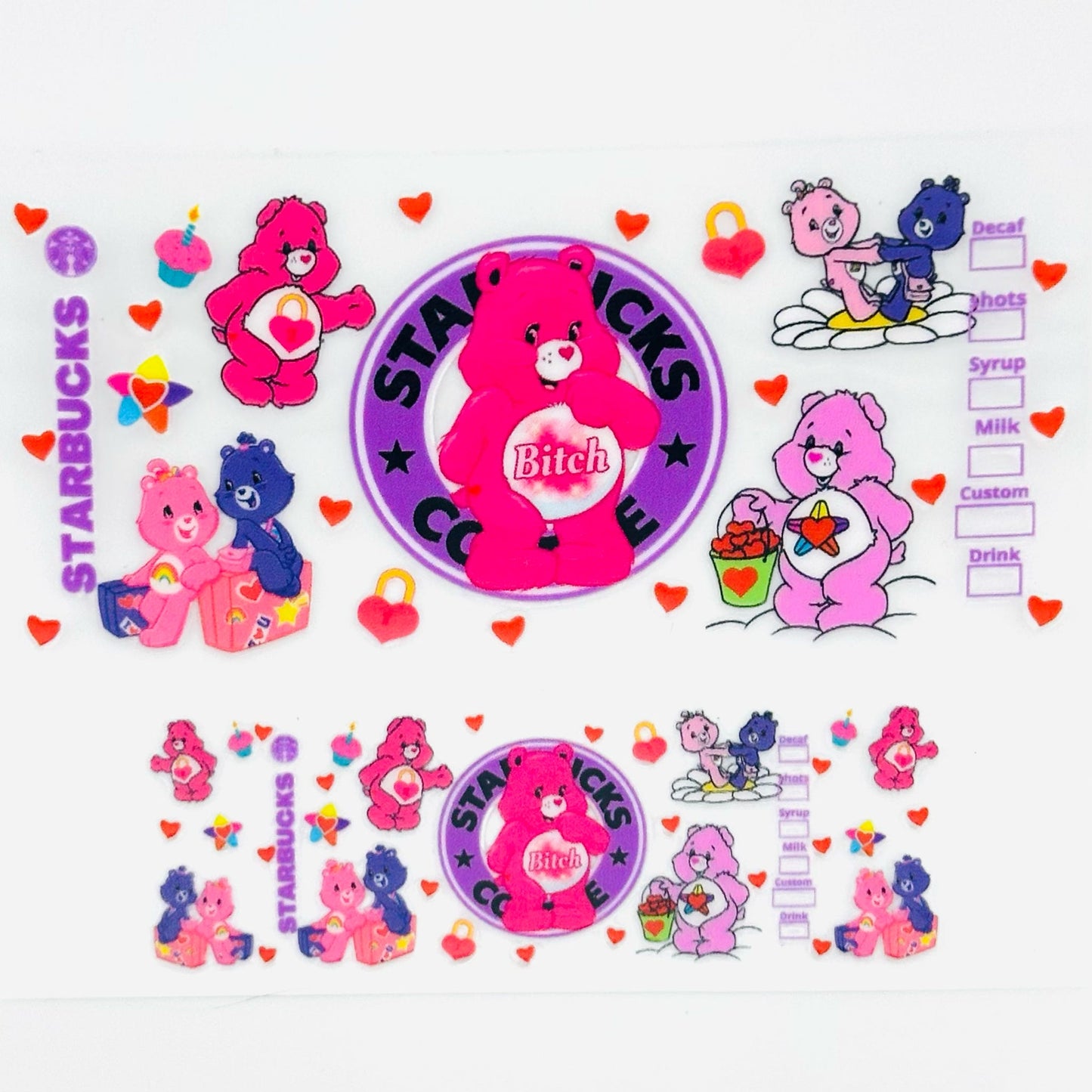 Sassy Bear Mini Tumbler Wrap
