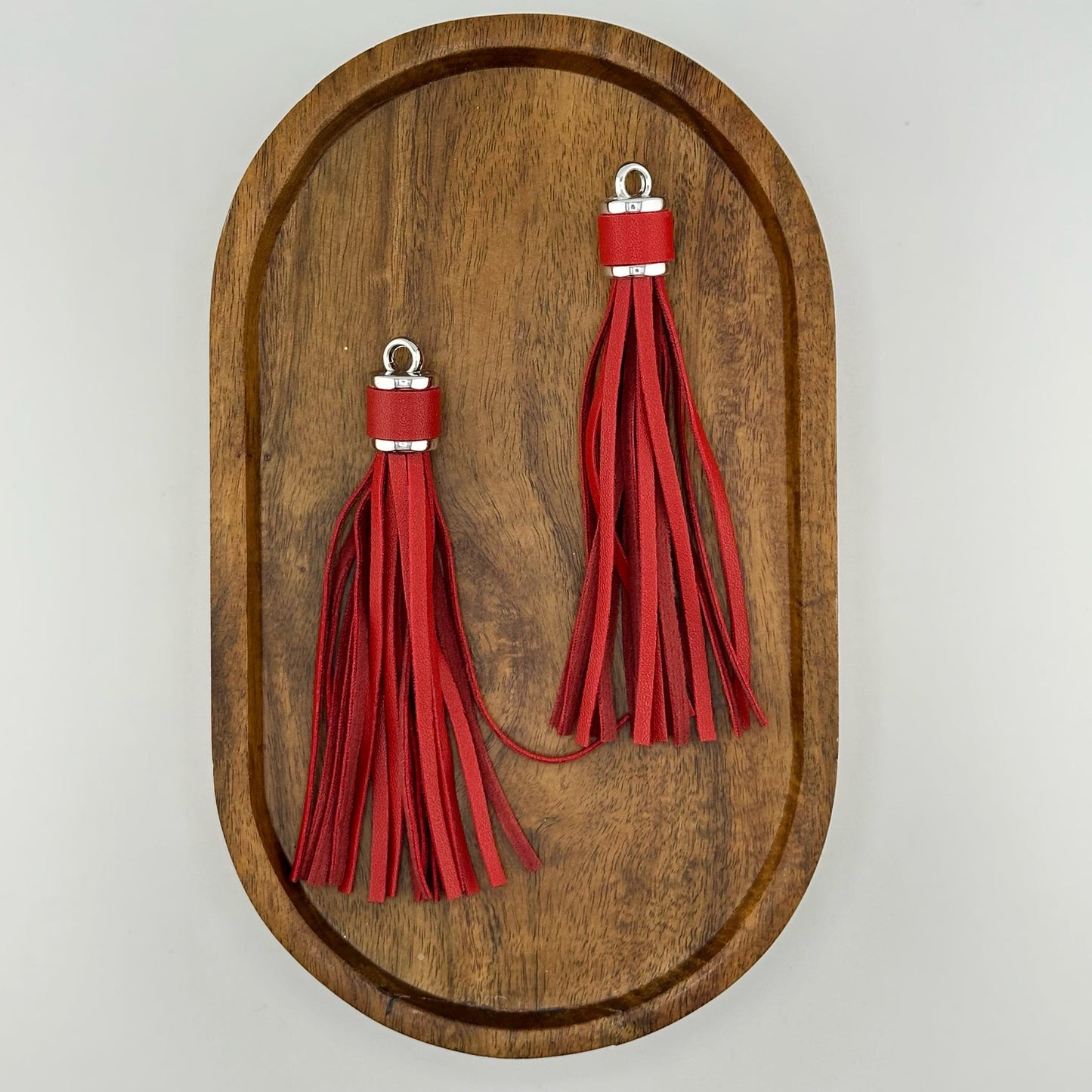 4" Faux Leather Tassel