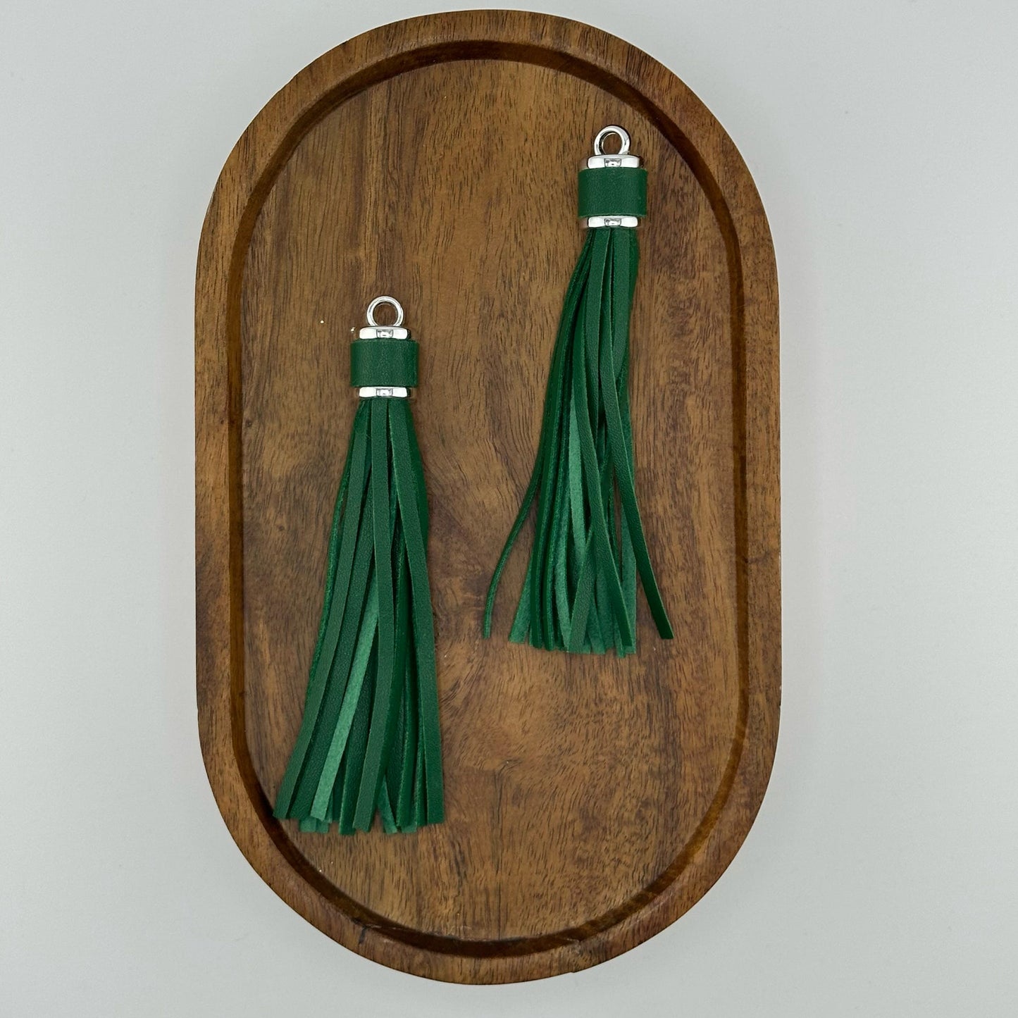 4" Faux Leather Tassel