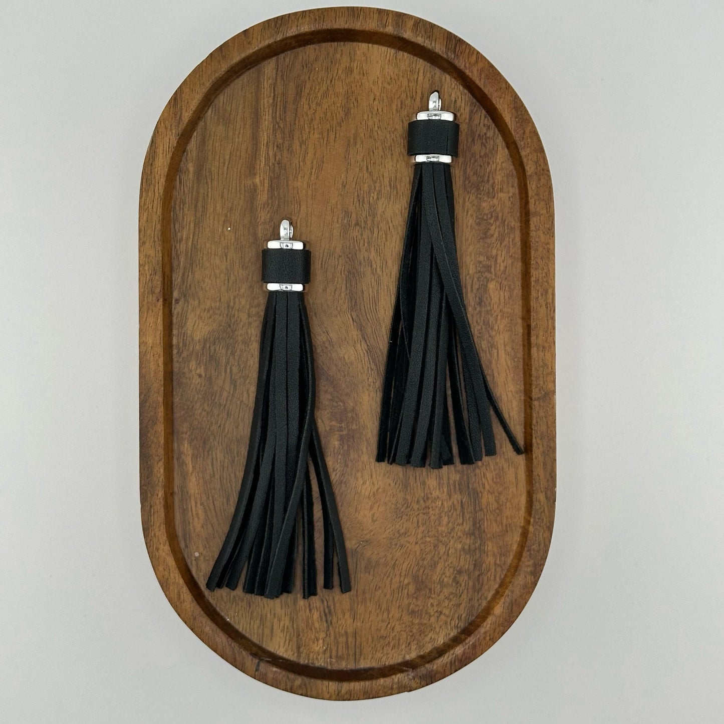 4" Faux Leather Tassel