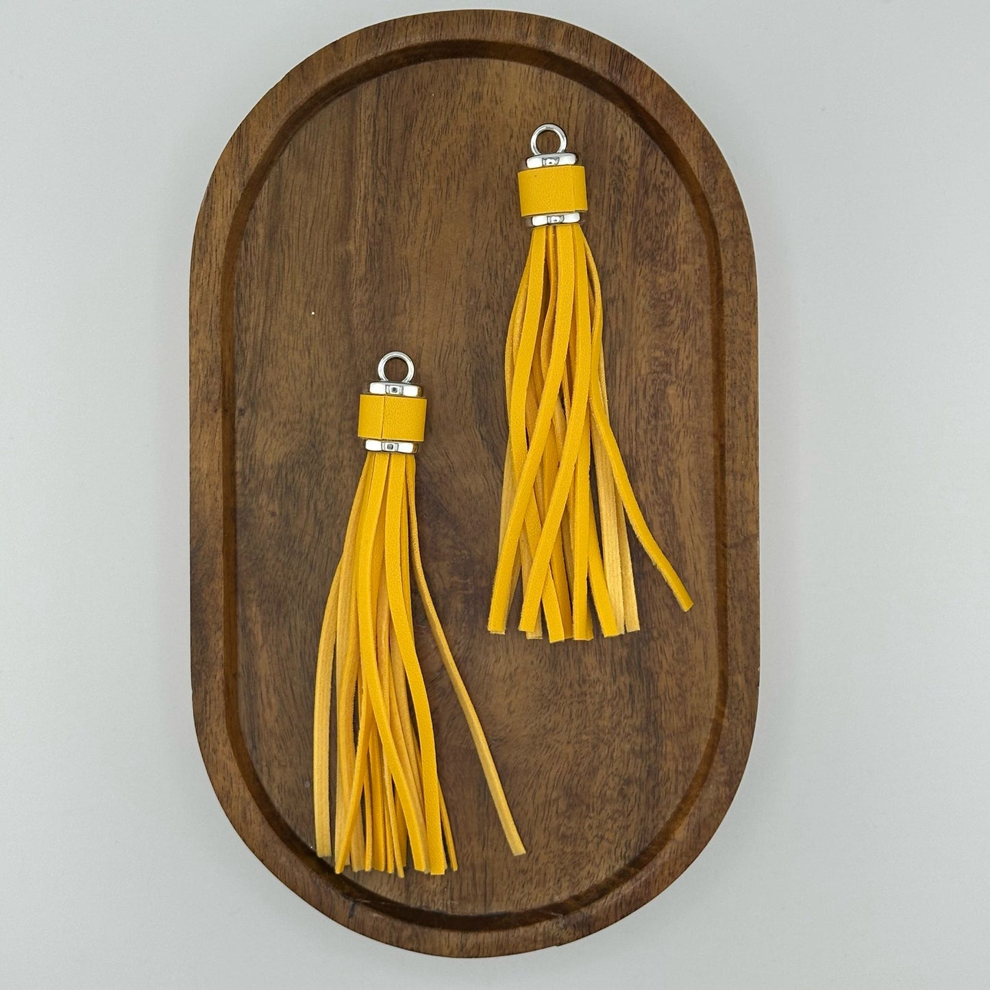 4" Faux Leather Tassel
