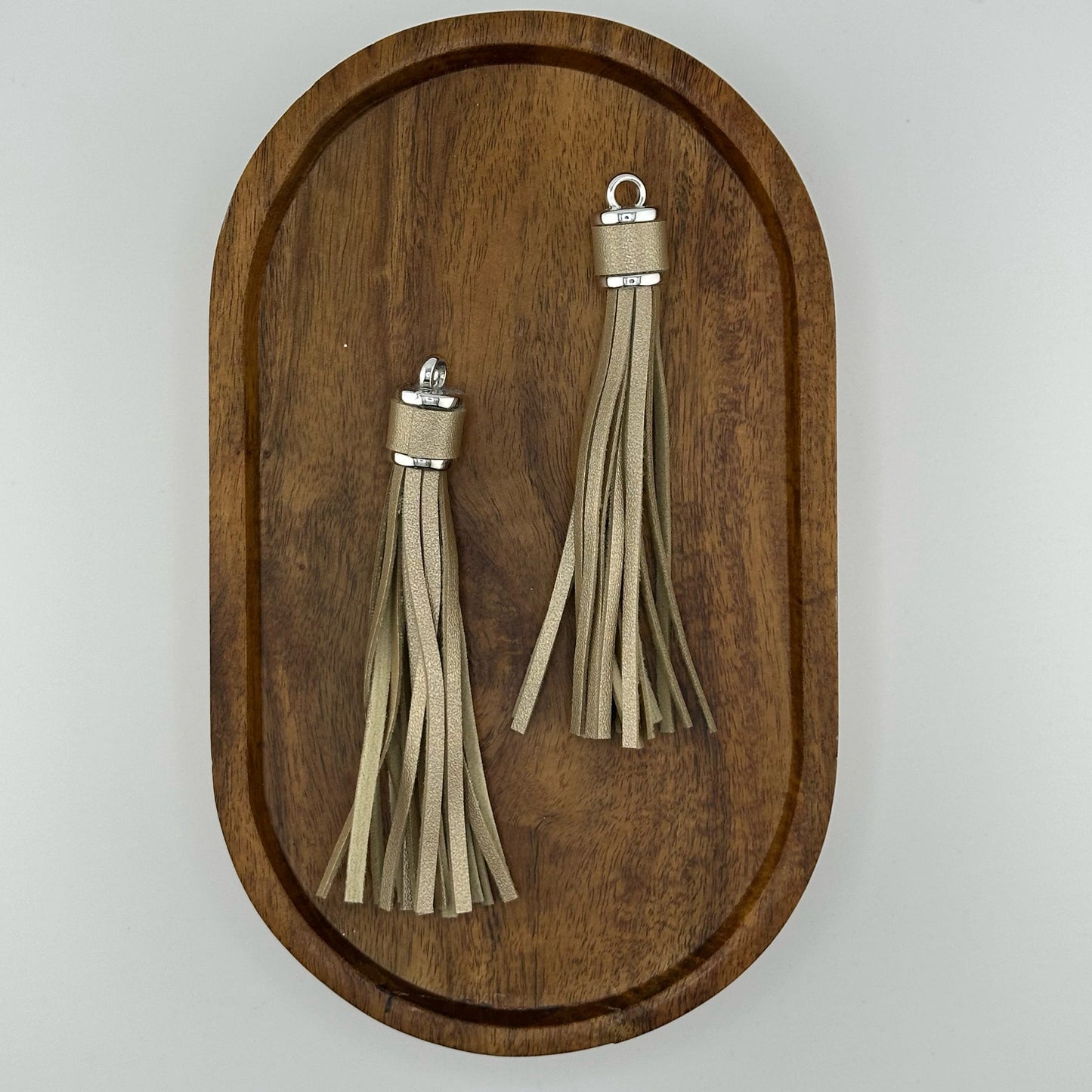 4" Faux Leather Tassel