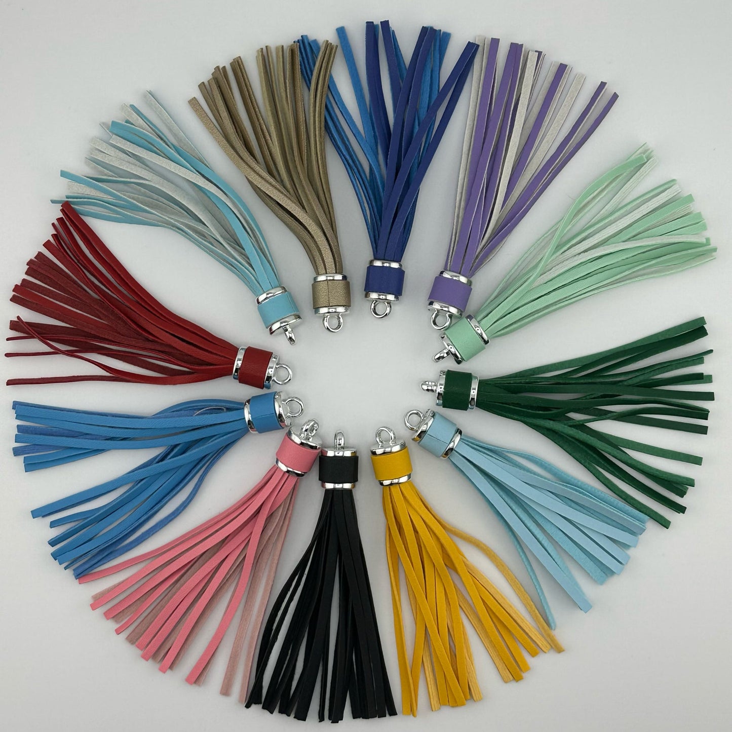 4" Faux Leather Tassel