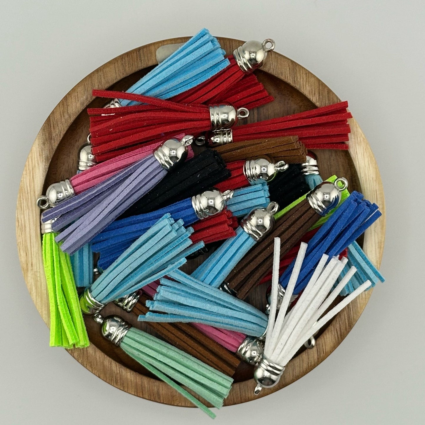 2" Faux Leather Tassel