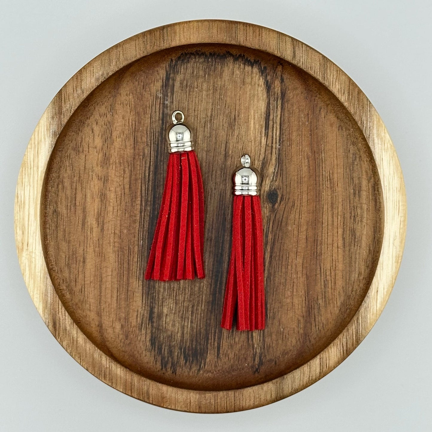 2" Faux Leather Tassel