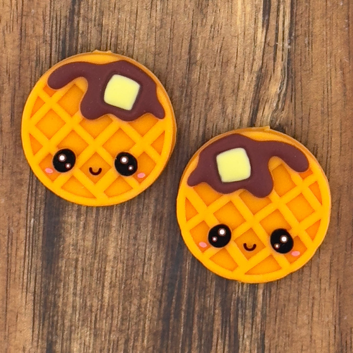 Yummy Waffle Focal Bead