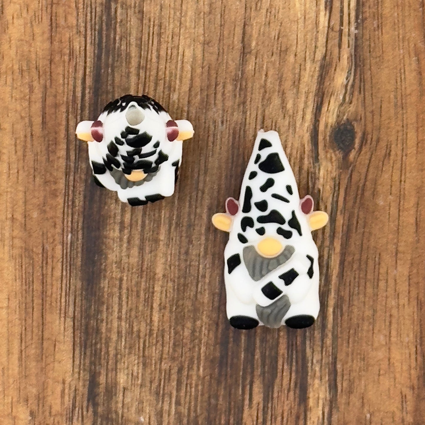 3D Cow Gnome Focal Bead