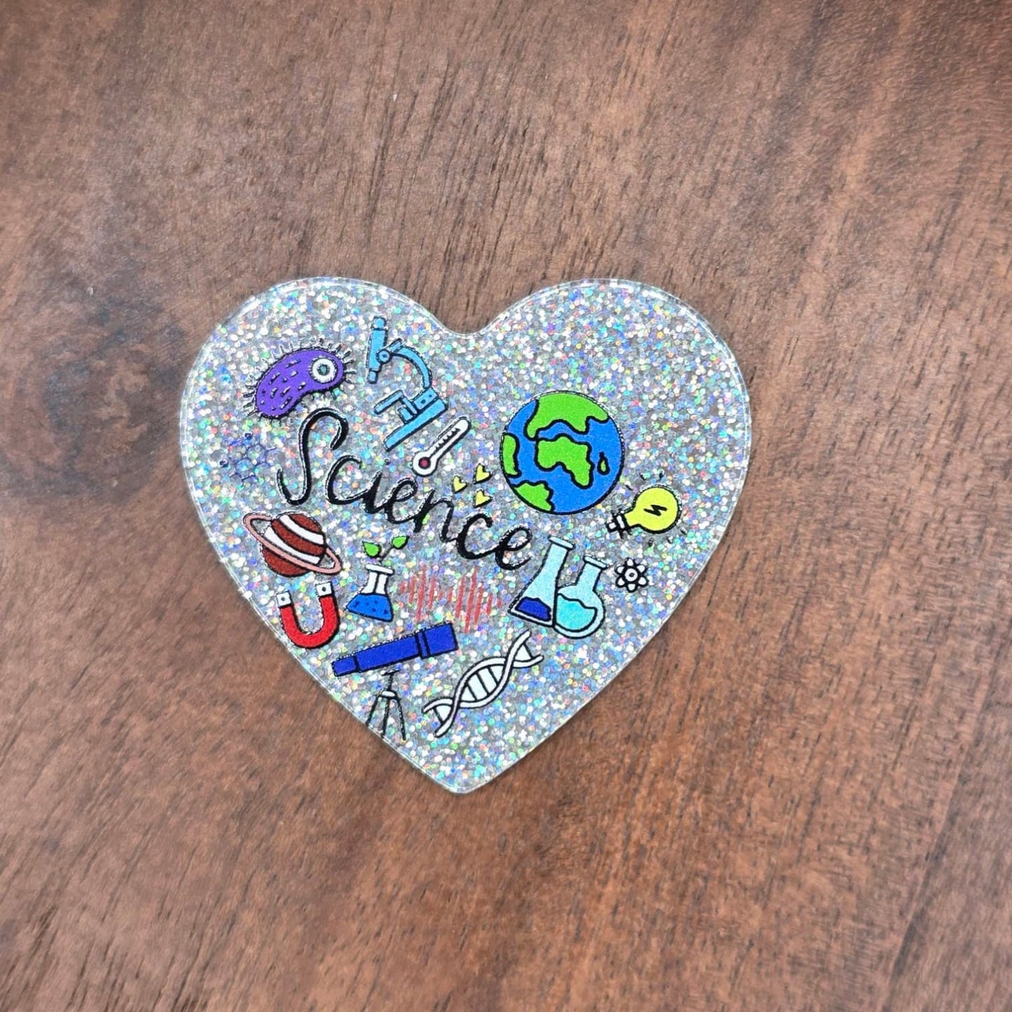 Science Heart Flatback