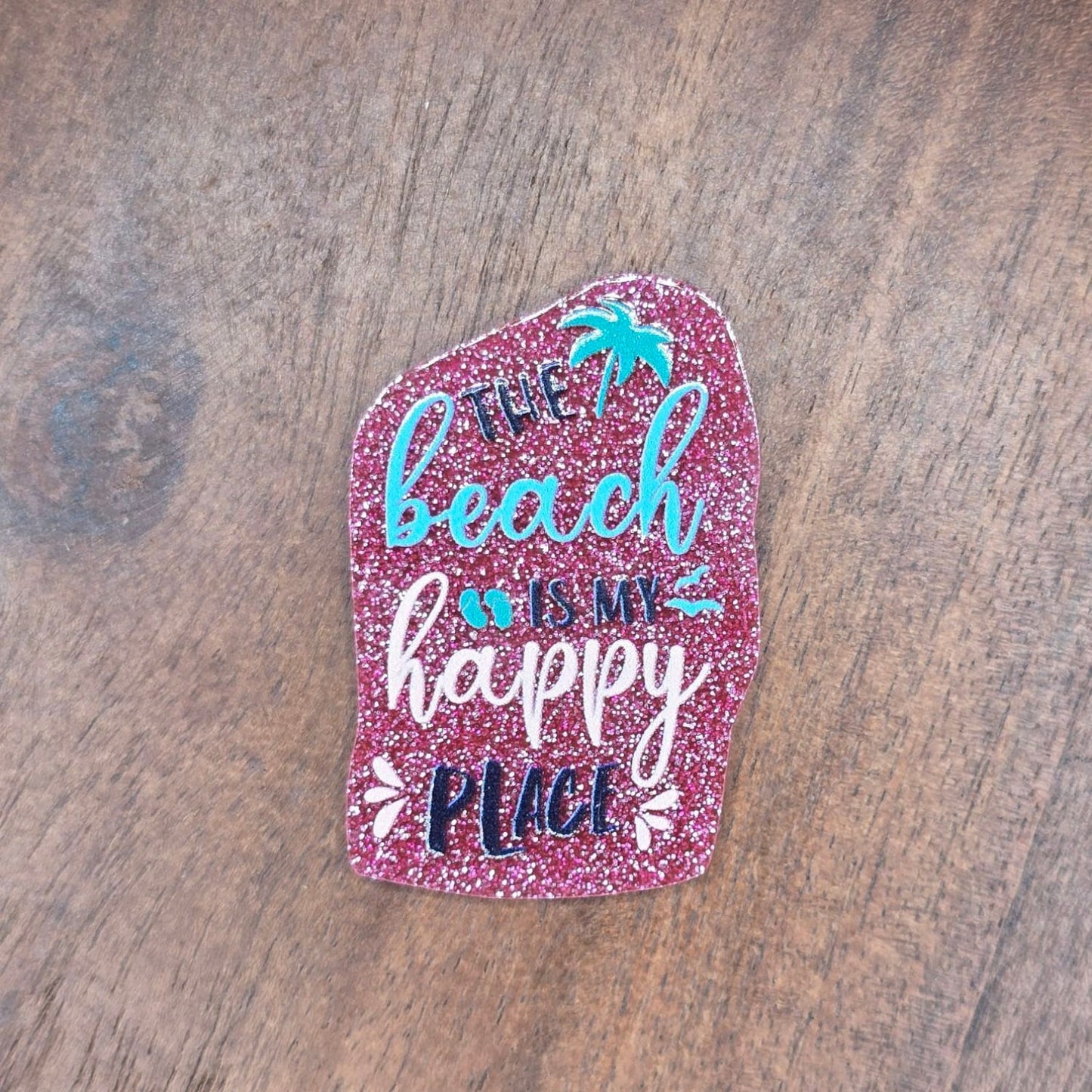 The Beach Is My Happy Place Flatback