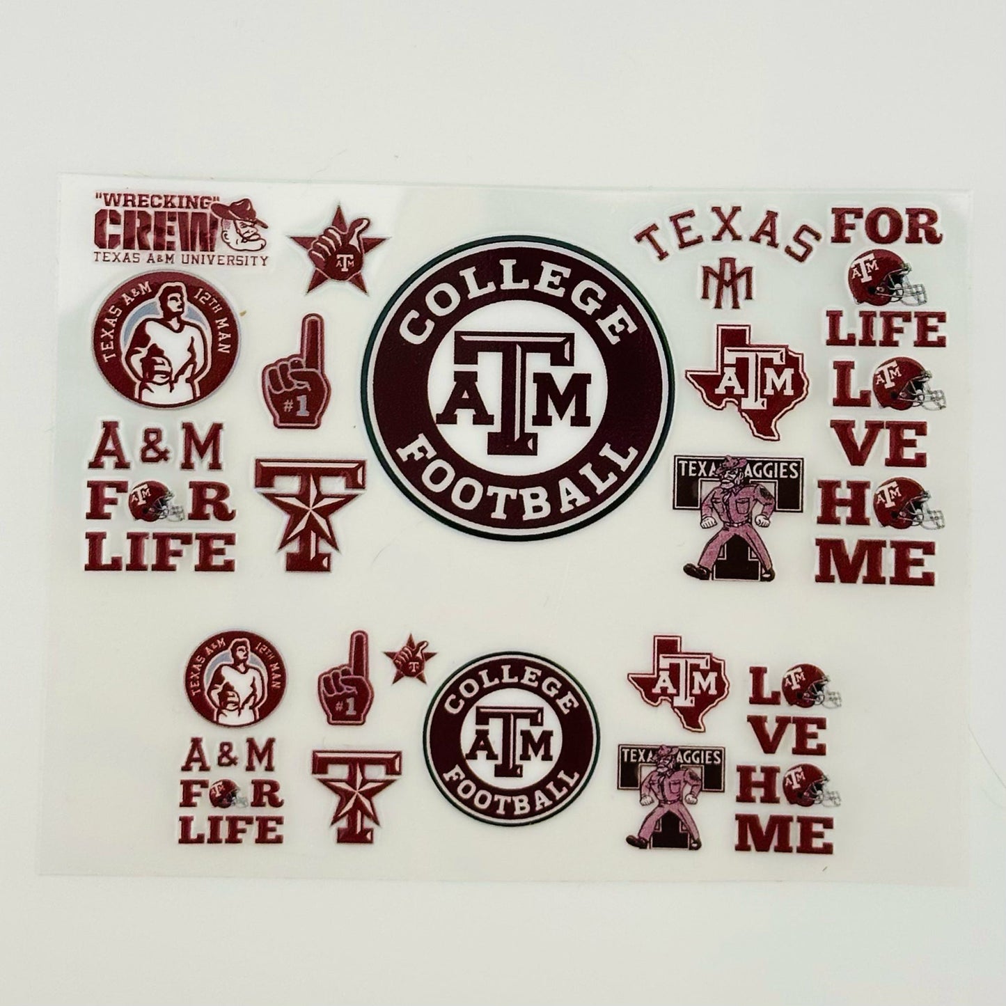 College Football Mini Tumbler Wrap