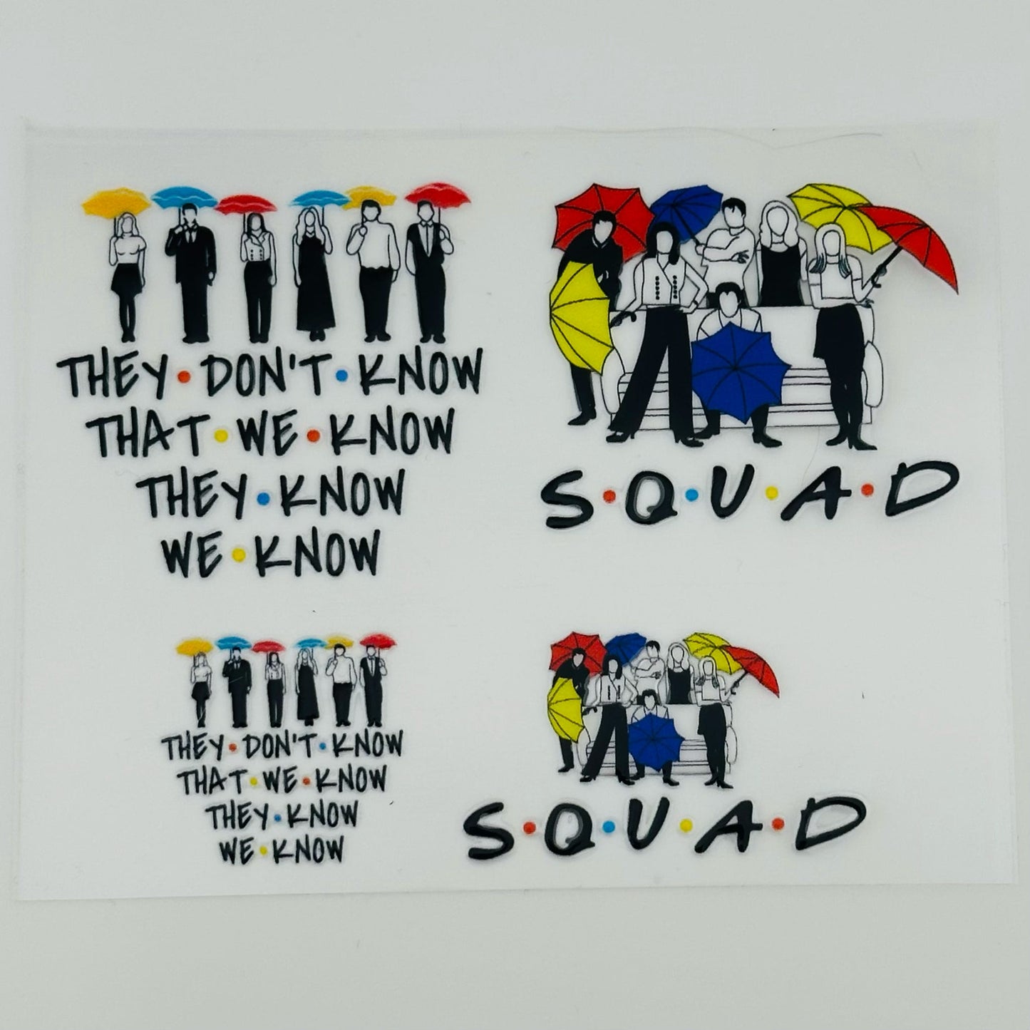 Friends Squad Mini Tumbler Wrap