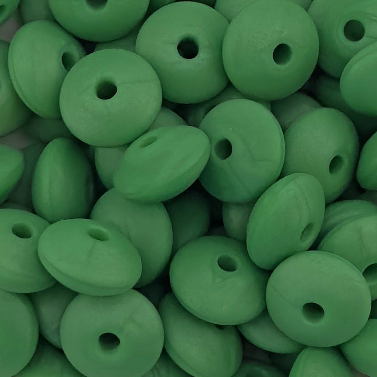 Shamrock Grove Solid Silicone Bead