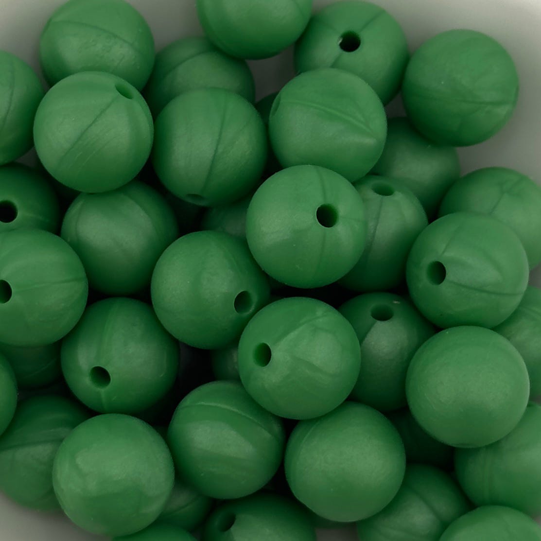 Shamrock Grove Solid Silicone Bead