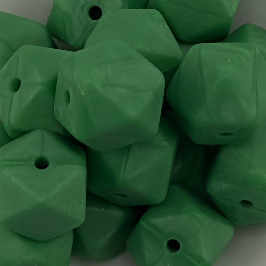 Shamrock Grove Solid Silicone Bead