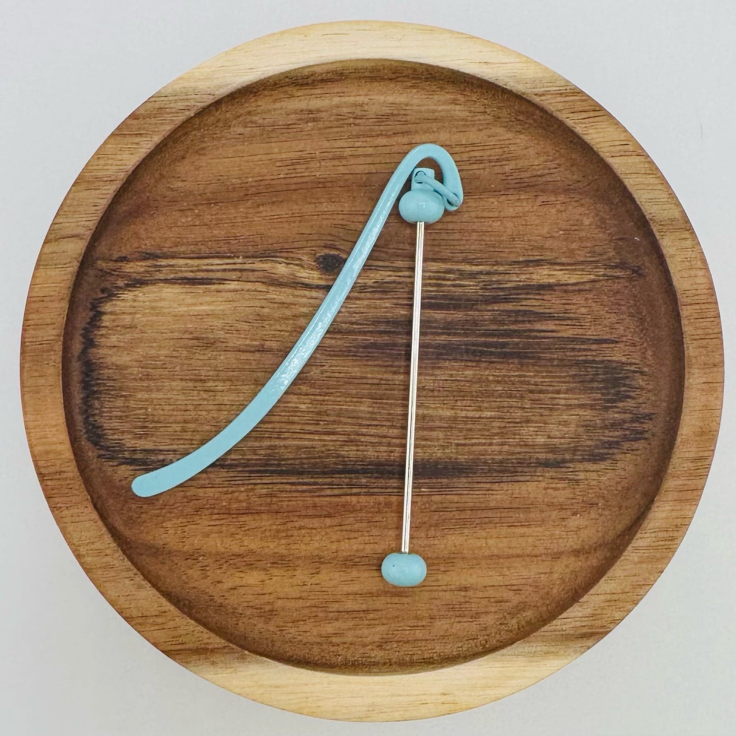 Robin Egg Blue Beadable Bookmark