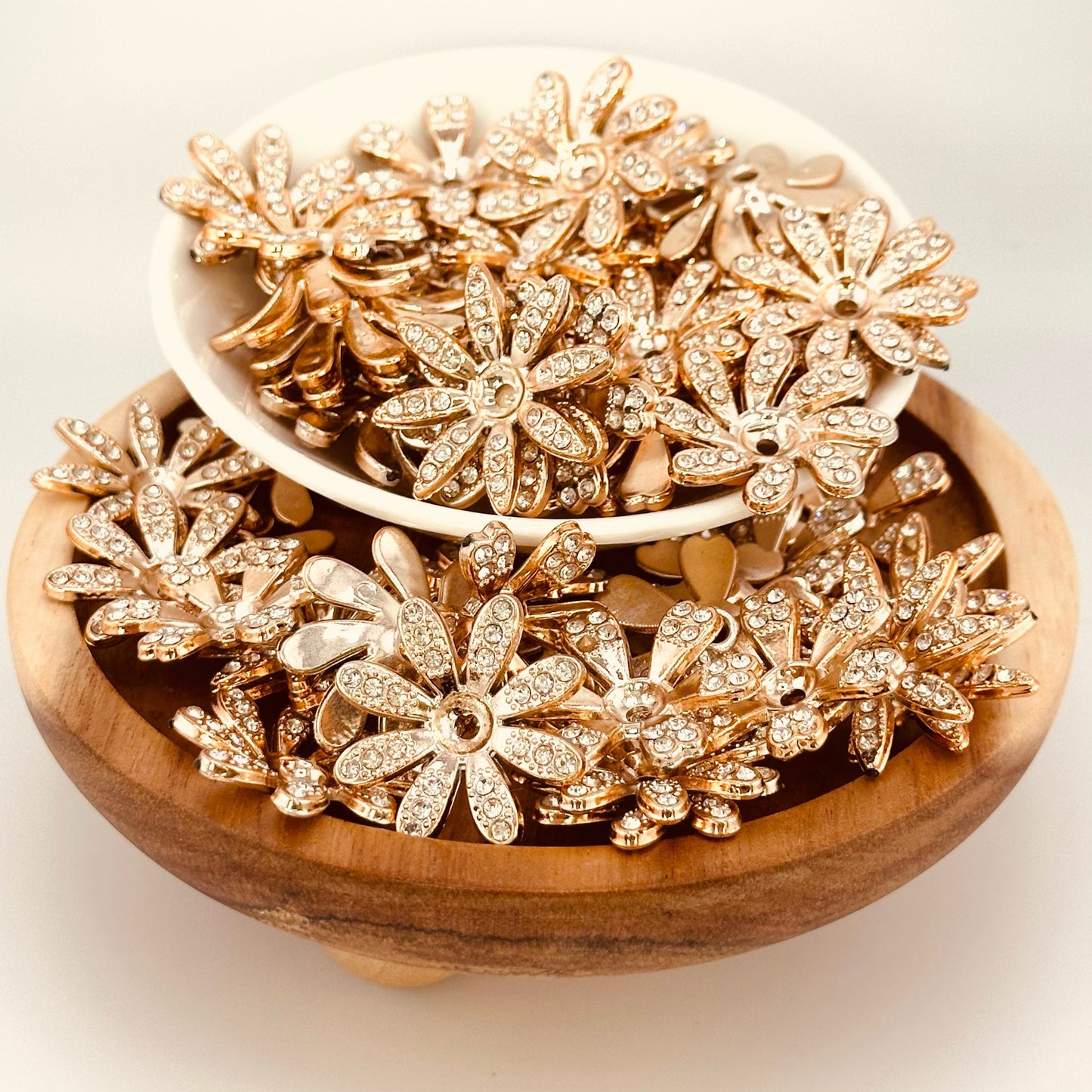 Gold Petal Spacers