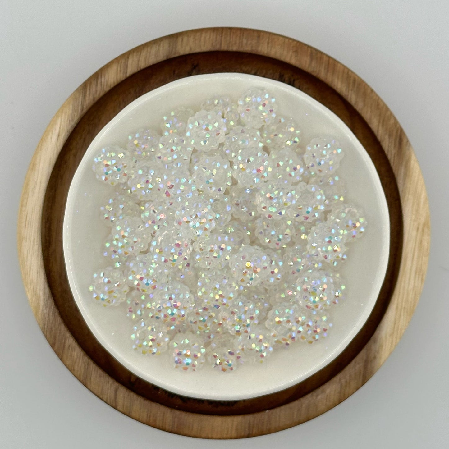 10mm Clear Pearl Rhinestone
