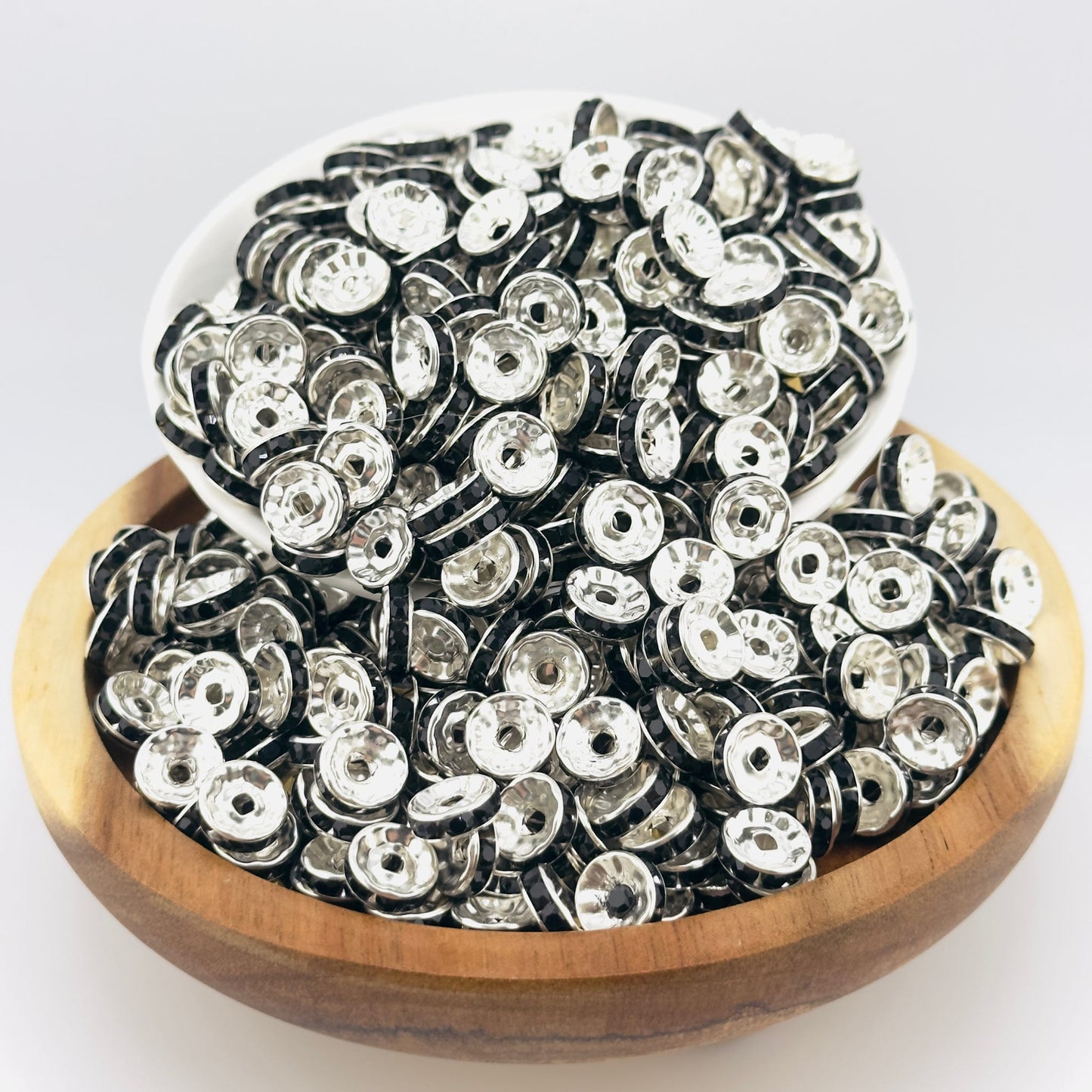 10mm Black Wavy Spacer Pack