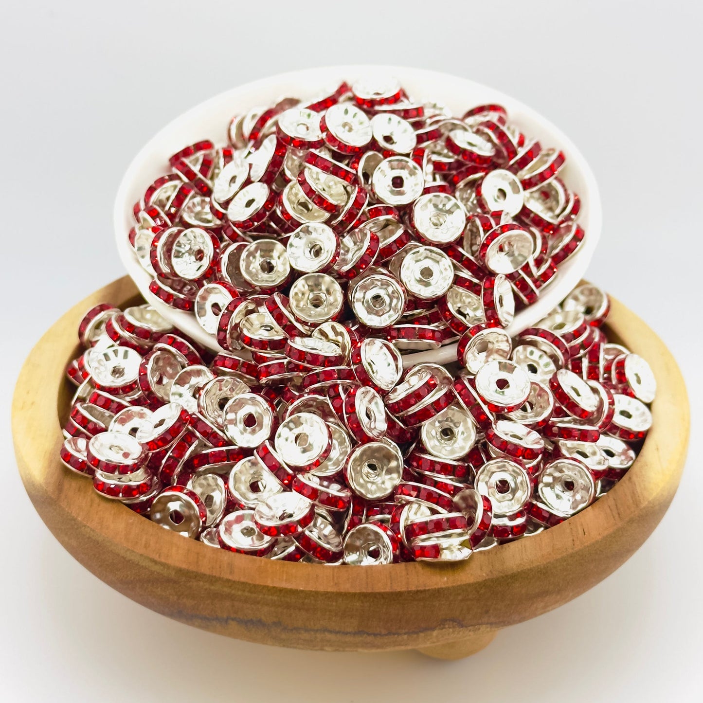 10mm Red Wavy Spacer Pack