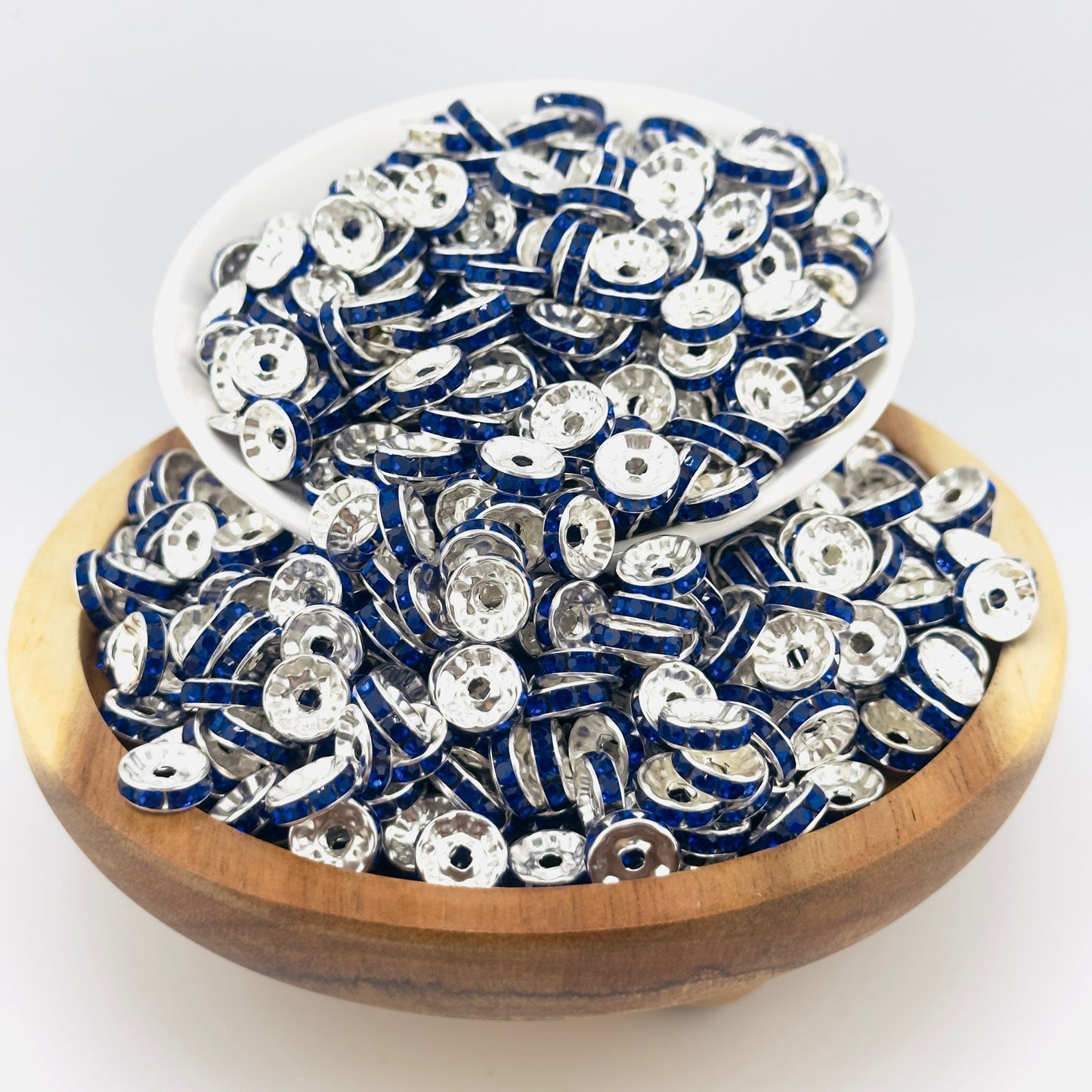 10mm Royal Blue Wavy Spacer Pack