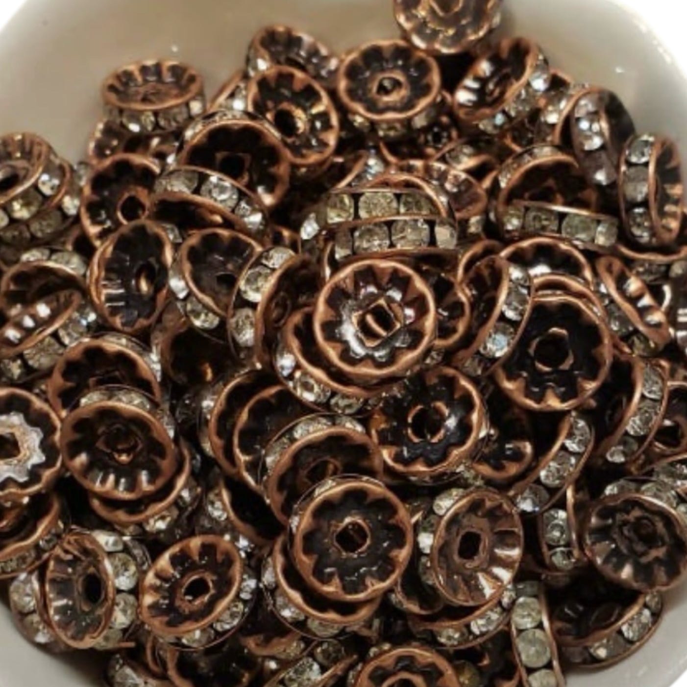 10mm Rhinestone Spacer
