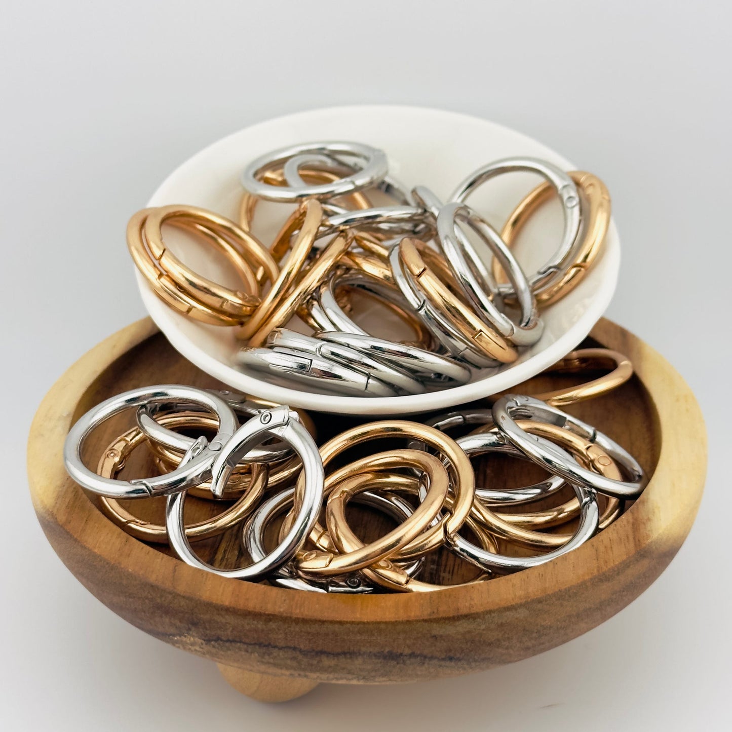 32mm Silver/Gold Ring
