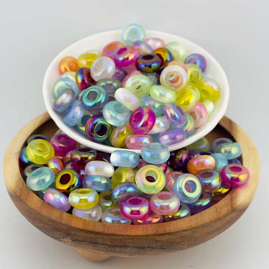 14mm Shiny Acrylic Abacus Spacer