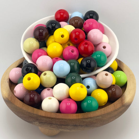 16mm Solid Acrylic Bead