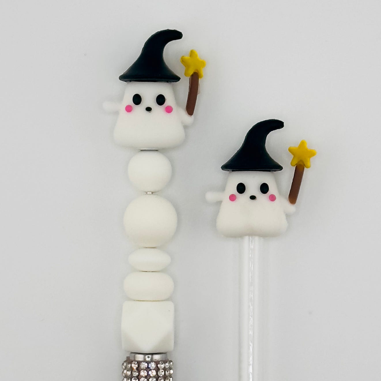 3D Ghost Straw/Pen Topper