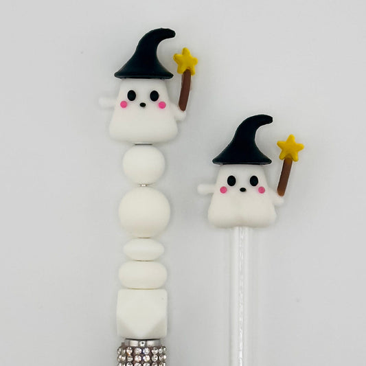3D Ghost Straw/Pen Topper