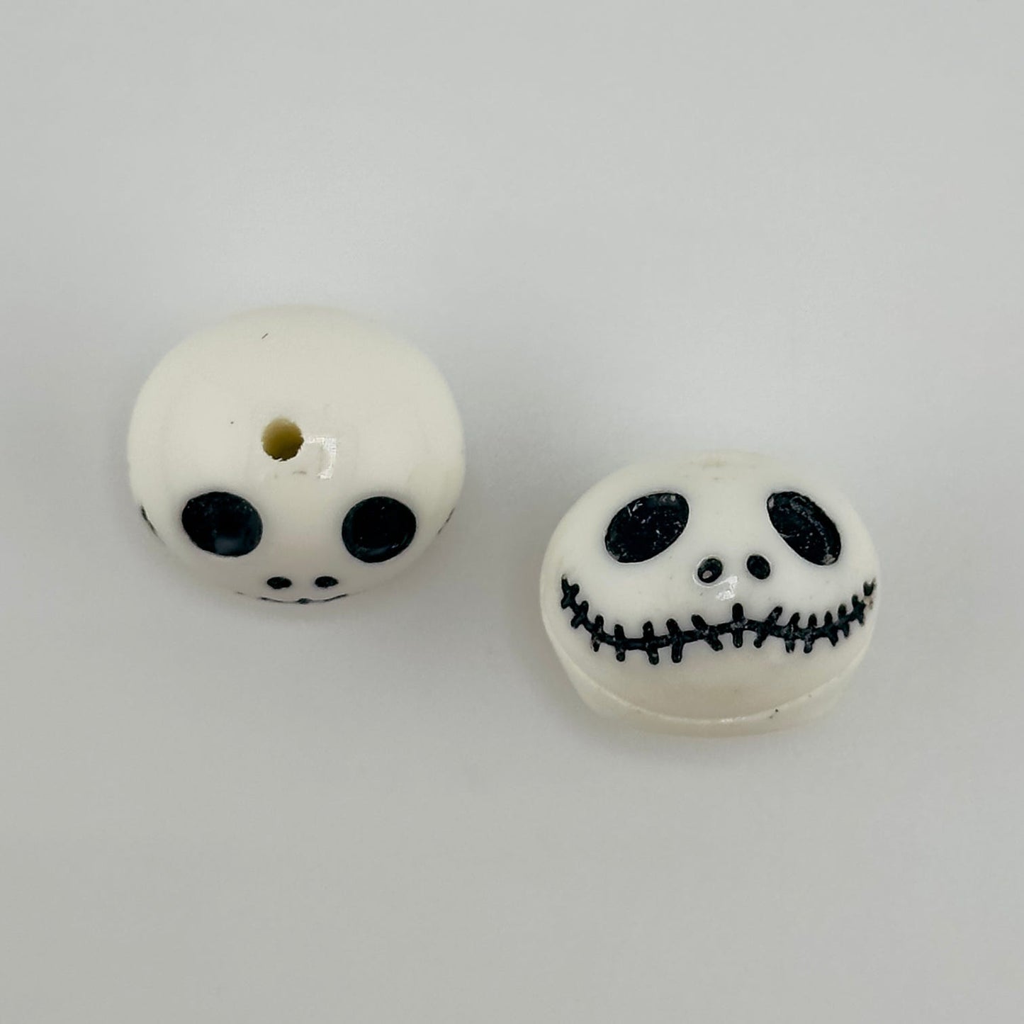 Acrylic Skeleton Face Bead