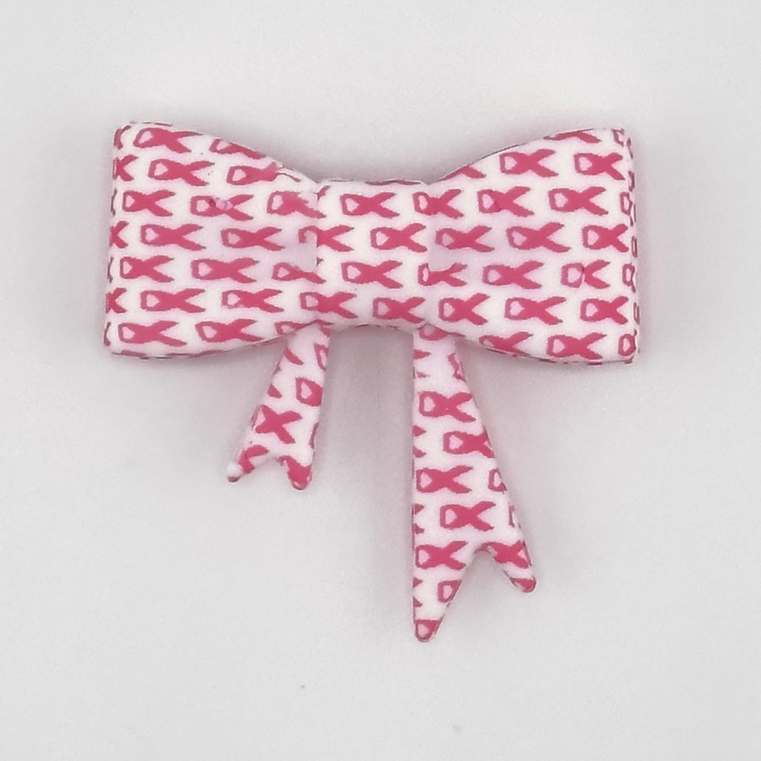Large Silicone PRINTED Bows